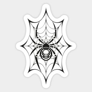 Stylized black spider Sticker